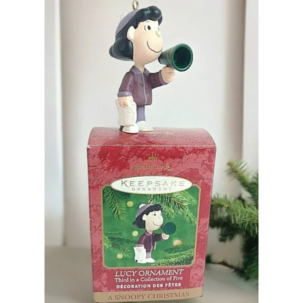 Vintage Retired Hallmark Collectible Keepsake Ornament 1996 Lucy 3 in series NEW
